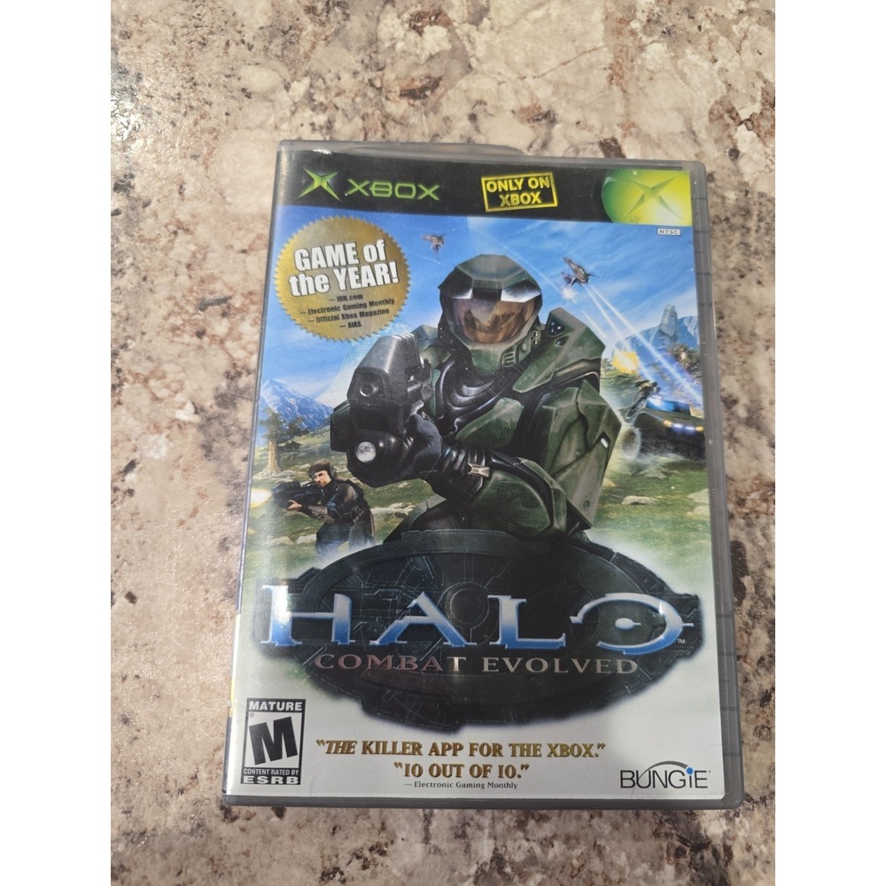 Halo: Combat Evolved Video Game Of The Year Edition (Microsoft Xbox, 2001)
